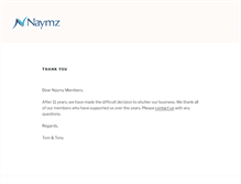 Tablet Screenshot of naymz.com